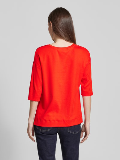 Marc Cain T-Shirt mit Label-Applikation Rot 5