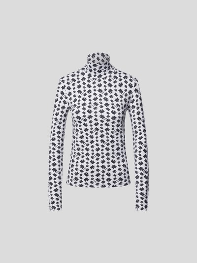 Nina Ricci Longsleeve mit Stehkragen Weiß 2