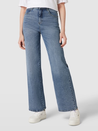 OPUS Jeans met labeldetails, model 'Mivy' Jeansblauw - 4