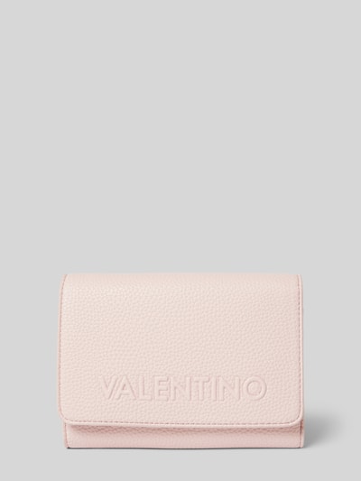 VALENTINO BAGS Portemonnee met labeldetail, model 'RISED RE' Rosé - 1