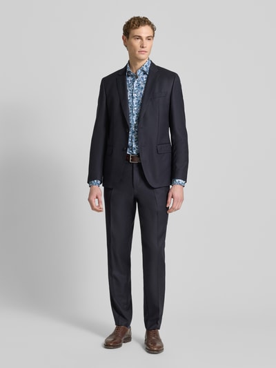 SEIDENSTICKER Slim fit zakelijk overhemd van katoen met kentkraag Lichtgroen - 1