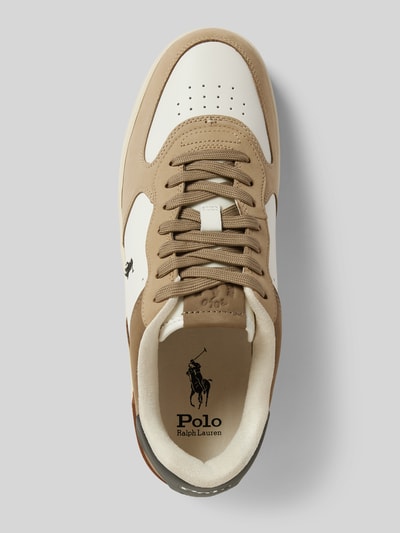 Polo Ralph Lauren Sneaker mit Logo-Stitching Modell 'MASTERS' Beige 3