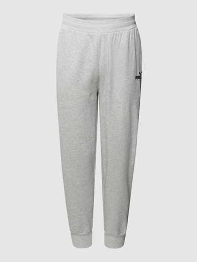 PUMA Performance Plus PLUS SIZE Sweatpants mit Label-Detail Hellgrau Melange 2