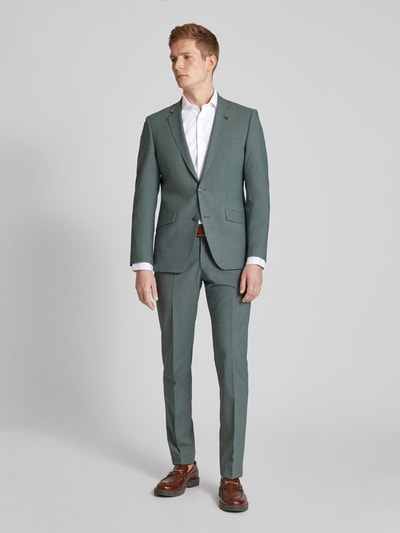 Bruun & Stengade Super Slim Fit Business-Hemd mit Haifischkragen Weiss 1