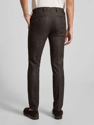 Mmx Stoffhose mit Bügelfalten Dunkelbraun 5