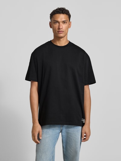 Les Deux T-Shirt mit Rundhalsausschnitt Modell 'Danton' Black 4