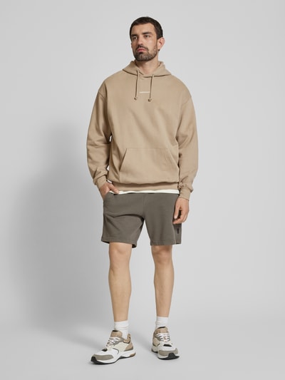 PEAK PERFORMANCE Hoodie mit Label-Print Modell 'Original Terry' Sand 1