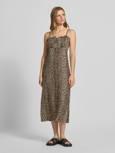 ONLY Ausgestelltes Freizeitkleid aus reiner Viskose Modell 'BRENNA' Sand 4