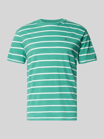Tommy Jeans Regular Fit T-Shirt aus reiner Baumwolle Gruen 2