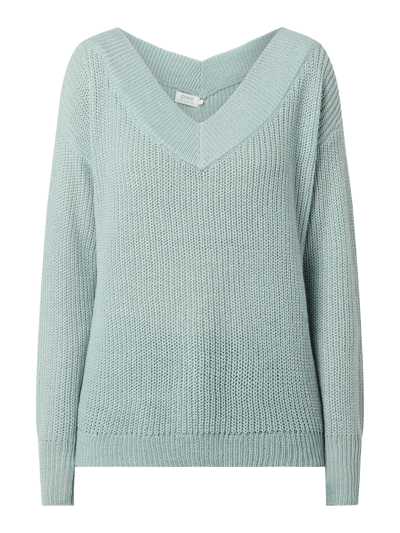 Only Pullover mit Rippenstruktur Modell 'Fmelton' Mint 2