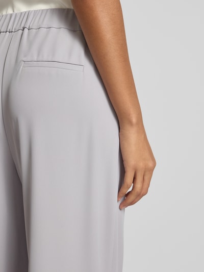 Jake*s Collection Kuloty z szeroką nogawką i zakładkami w pasie Lawendowy 3