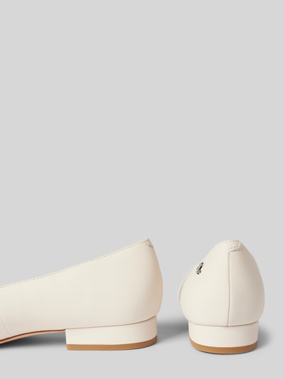 Lauren Ralph Lauren Ballerinas mit Blockabsatz Modell 'EMELLIE' Offwhite 2