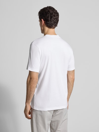 BOSS Green Regular Fit T-Shirt aus reiner Baumwolle Modell 'TS_TERRACE' Weiss 5