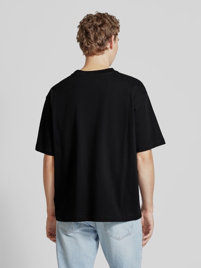 Low Lights Studios Oversized T-Shirt mit Label-Print Modell 'CHROMATIC' Black 5