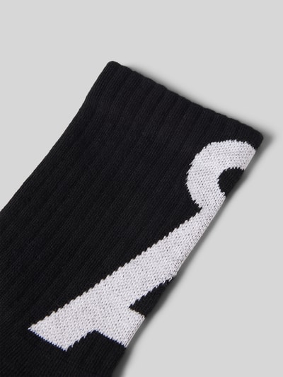 Armedangels Socken mit Logo-Detail Modell 'SAAMUS' Black 2