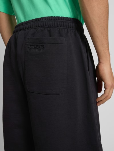 VETEMENTS Loose Fit Sweatshorts mit Gesäßtasche Black 3