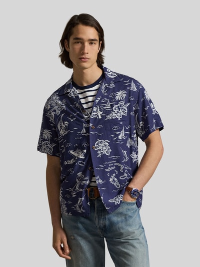 Polo Ralph Lauren Regular Fit Freizeithemd aus Viskose  Marine 4