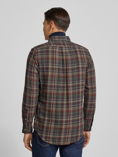 Polo Ralph Lauren Freizeithemd mit Knopfleiste Dunkelrot 5