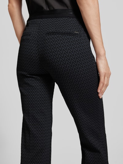 Gardeur Broek met elastische band, model 'Zaria' Antraciet - 3