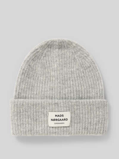 MADS NØRGAARD Beanie van scheerwolmix, model 'Tosca Anju' Zilver gemêleerd - 1