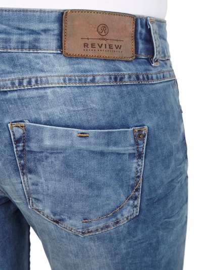 Review Slim Fit Jeans mit Stretch-Anteil Blau 2