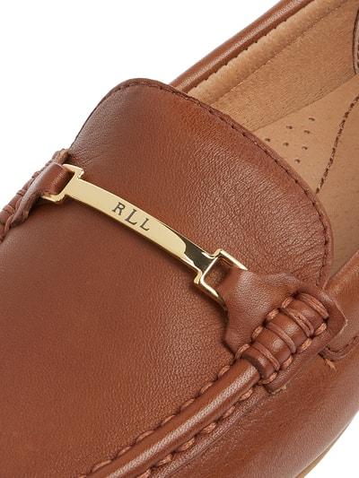 Lauren Ralph Lauren Loafer van leer Cognac - 2