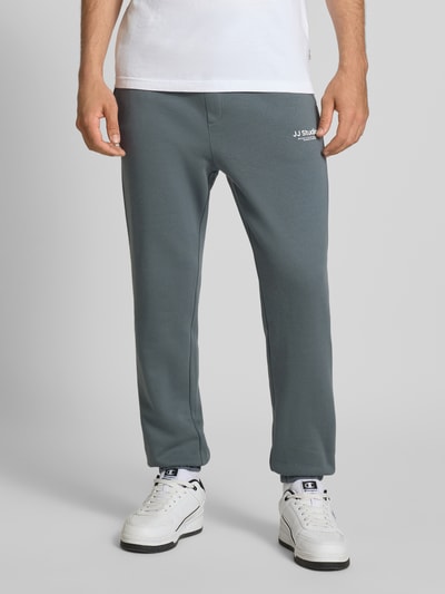 Jack & Jones Regular Fit Sweatpants mit elastischen Bund Modell 'KANE' Blau 4