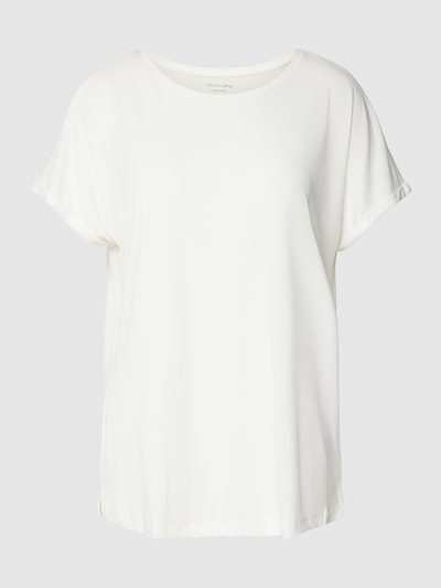 Christian Berg Woman T-Shirt mit Rundhalsausschnitt Offwhite 2