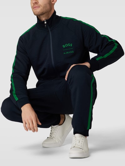 BOSS Green Sweatpants mit Label-Stitching Modell 'Hover' Marine 1