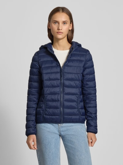 Review Kurtka pikowana z kapturem Granatowy 4