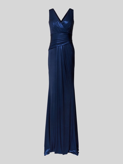 TROYDEN COLLECTION Abendkleid mit Raffungen Marine 1