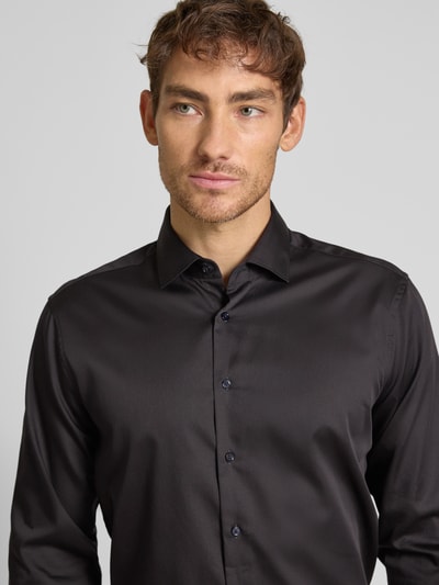SEIDENSTICKER REGULAR FIT Regular Fit Business-Hemd mit Knopfleiste Black 3