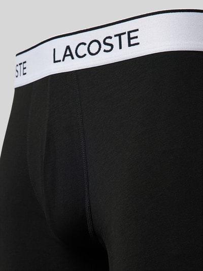 Lacoste Boxershorts mit elastischem Label-Bund im 3er-Pack Black 2