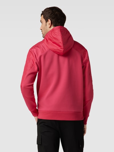 BOSS Green Hoodie mit Känguru-Tasche Modell 'Soodon' Pink 5