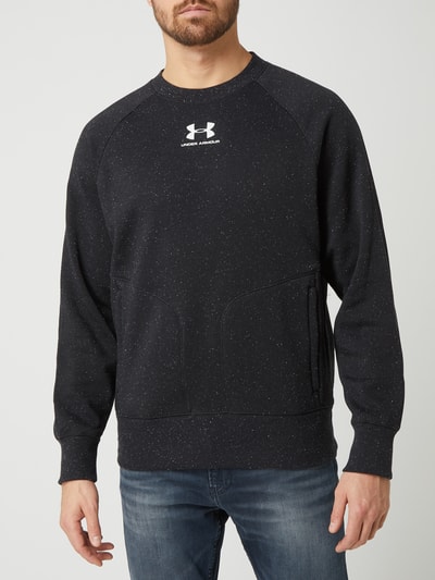 Under Armour Bluza o luźnym kroju z kieszeniami zapinanymi na zamek błyskawiczny Czarny 4