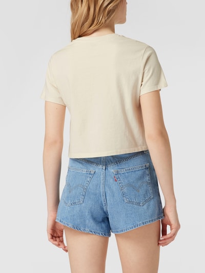 Levi's® Cropped T-Shirt mit Motiv-Print Offwhite 5