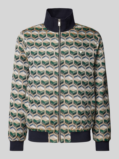 Scotch & Soda Trainingsjacke mit Viskose-Anteil Modell 'jacquard' Gruen 2