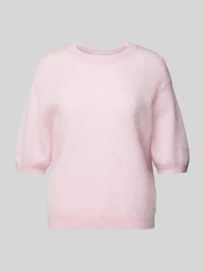 Herzensangelegenheit Gebreid shirt met ronde hals Roze - 2