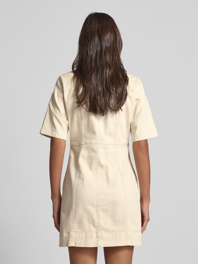 YAS Jeansjurk met knoopsluiting, model 'DIRMA' Offwhite - 5
