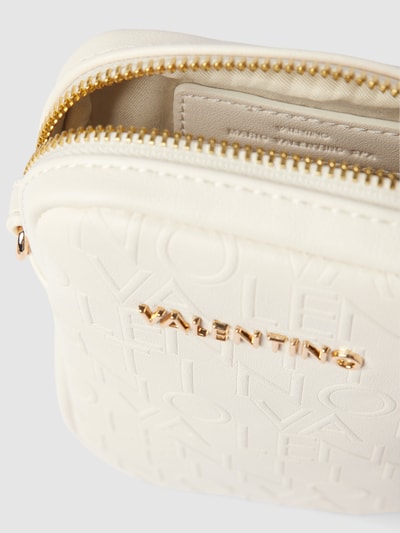 VALENTINO BAGS Handytasche mit Allover-Logo Modell 'RELAX' Weiss 3