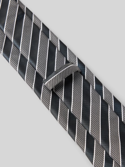 BOSS Stropdas van zijdemix Antraciet - 2