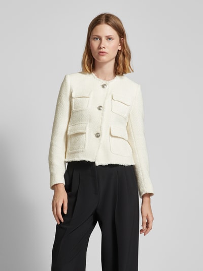 Mango Blazer mit aufgesetzten Pattentaschen Modell 'WINTOUR' Offwhite 4