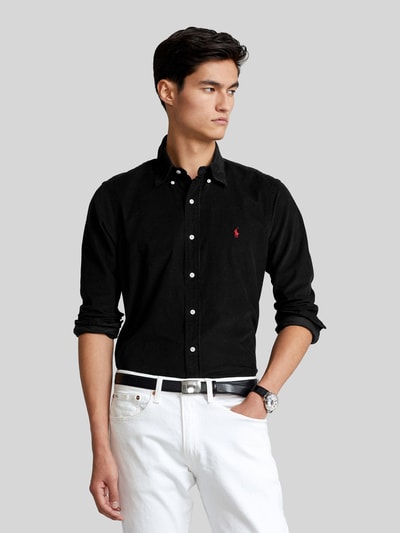 Polo Ralph Lauren Custom Fit Freizeithemd aus reiner Baumwolle Black 4