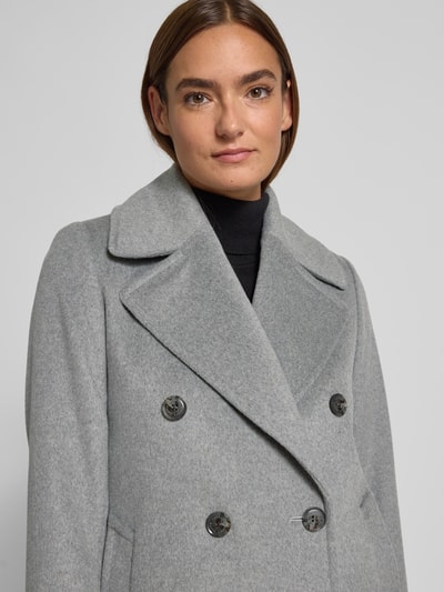 Lauren Ralph Lauren Regular fit jack van wolmix met kasjmier Middengrijs - 3