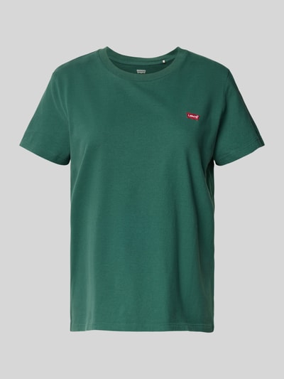 Levi's® T-shirt z naszywką z logo Trzcinowy 2