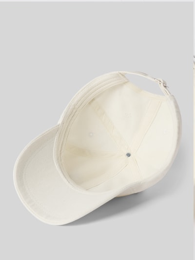 Produktfoto, Basecap mit Logo-Stitching Modell 'Campus' von aim'n aus Baumwolle, verstärkter Schirm, verstellbarer Riegel, Luftlöcher, cremefarben