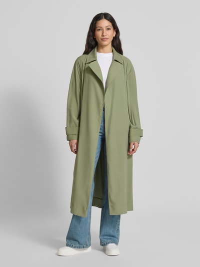 Mango Trenchcoat mit Bindegürtel Modell 'TAXI' Khaki 1
