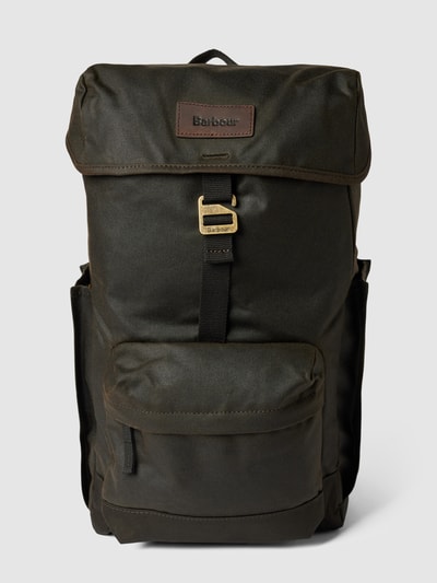 Barbour Rucksack mit Label Patch Modell BARBOUR ESSENTILA WAX BAC oliv online kaufen