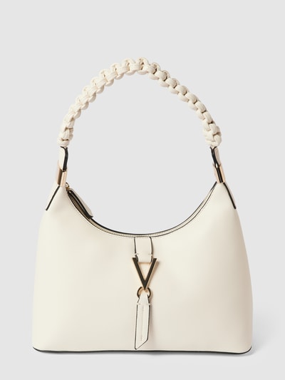 VALENTINO BAGS Hobo Bag mit Label-Detail Modell 'MIRANDA' Offwhite 1