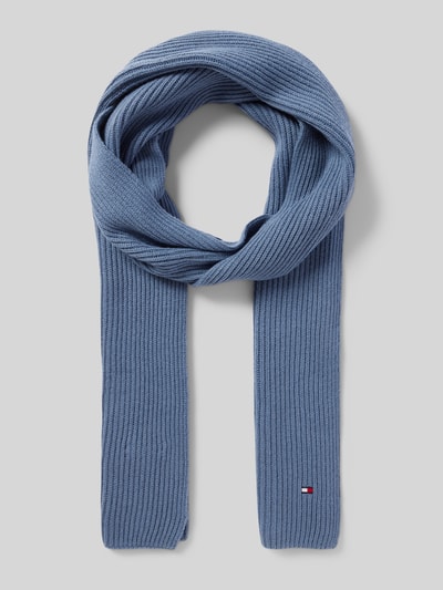 Tommy Hilfiger Schal mit Strukturmuster Bleu 1